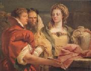 Giovanni Battista Tiepolo Rebecca at the Well (mk05) oil painting artist